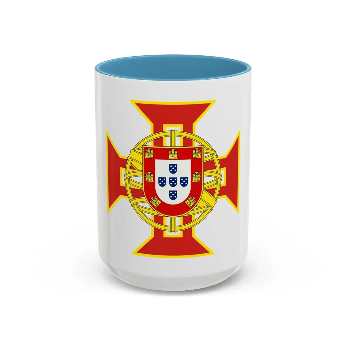Portugal Order of the Colonial Empire - Accent Coffee Mug 15oz Light Blue - Go Mug Yourself