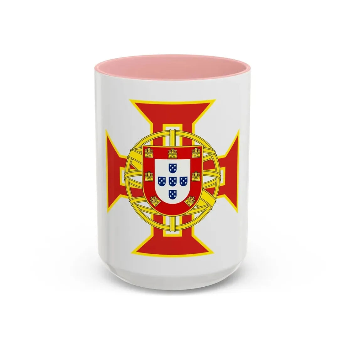 Portugal Order of the Colonial Empire - Accent Coffee Mug 15oz Pink - Go Mug Yourself