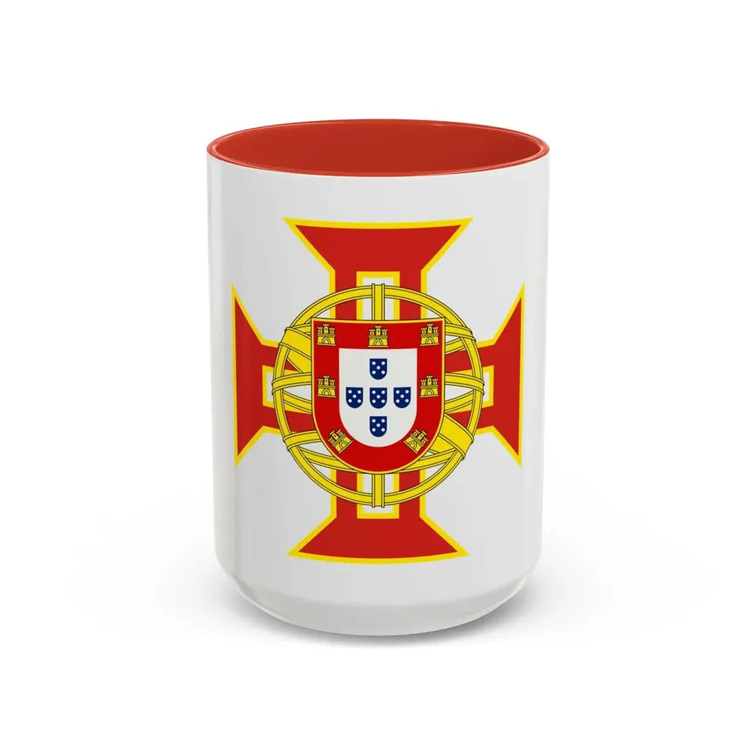 Portugal Order of the Colonial Empire - Accent Coffee Mug 15oz Red - Go Mug Yourself