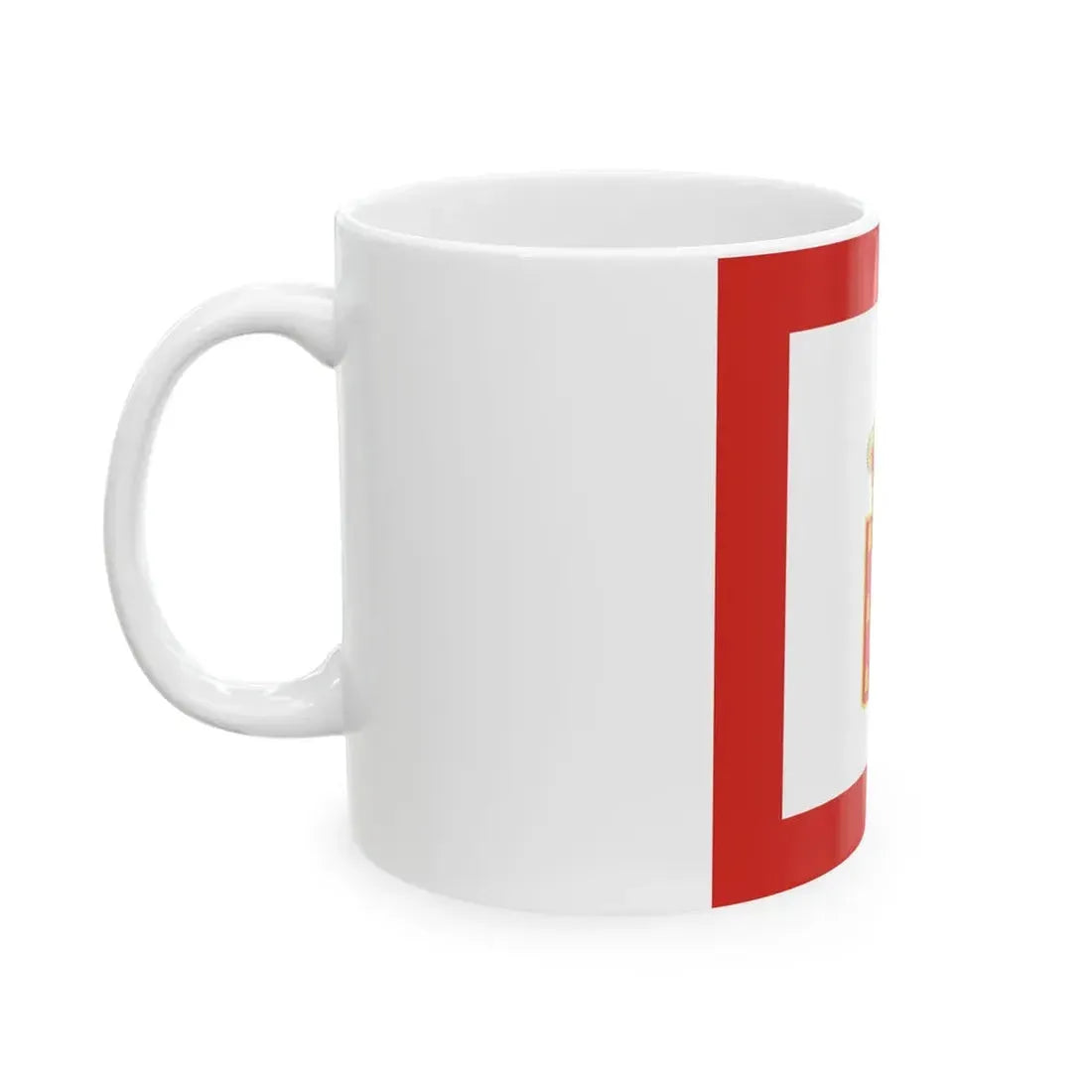 Portuguese Naval Jack 1828 (Portugal) White Coffee Mug - Go Mug Yourself
