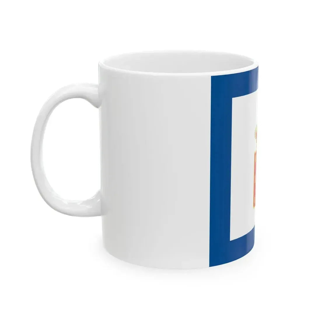 Portuguese Naval Jack 1833 (Portugal) White Coffee Mug - Go Mug Yourself