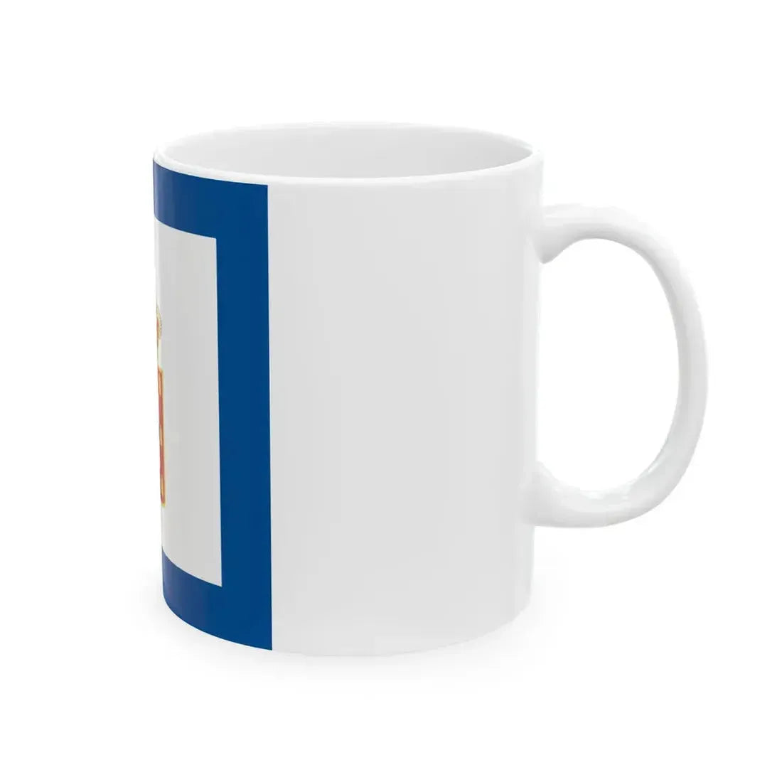 Portuguese Naval Jack 1833 (Portugal) White Coffee Mug - Go Mug Yourself