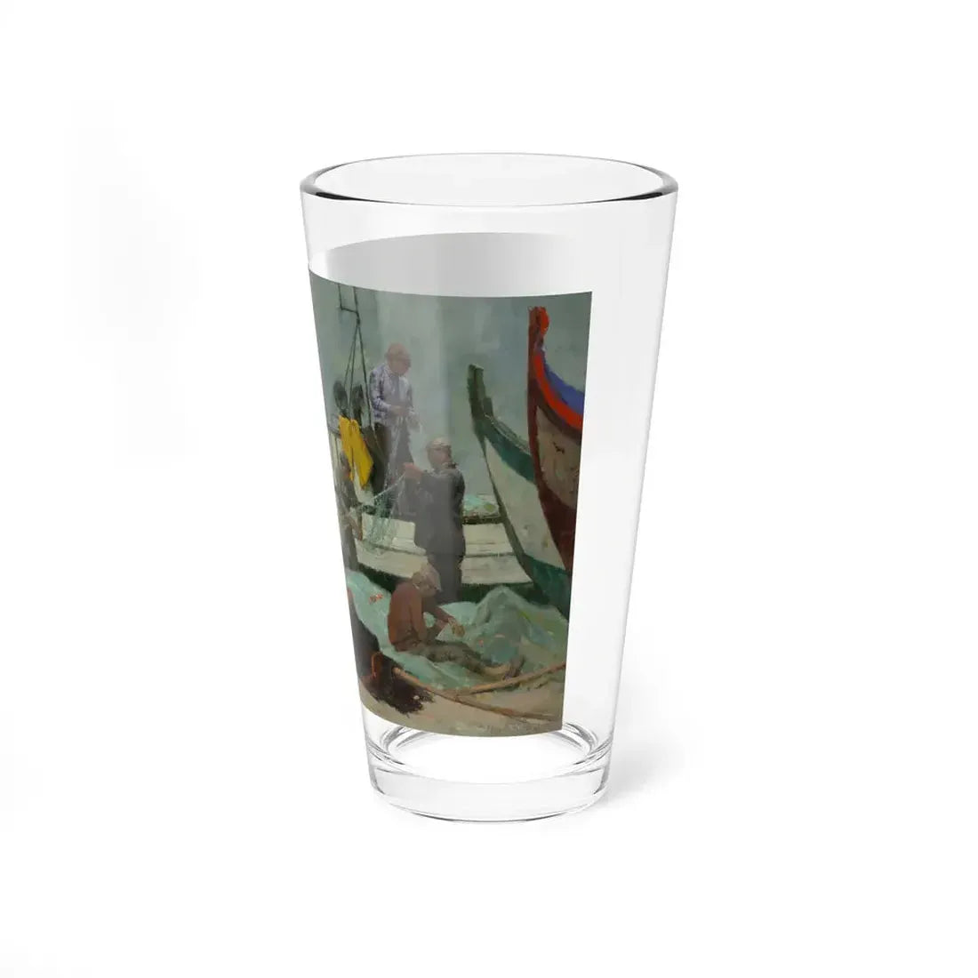 Portuguese Nets, 1981 (Magazine Illustration) Pint Glass 16oz - Go Mug Yourself