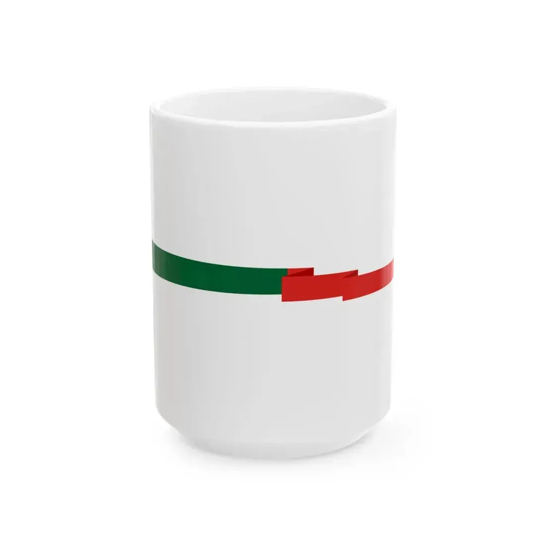 Portuguese pennant (Portugal) White Coffee Mug 15oz - Go Mug Yourself