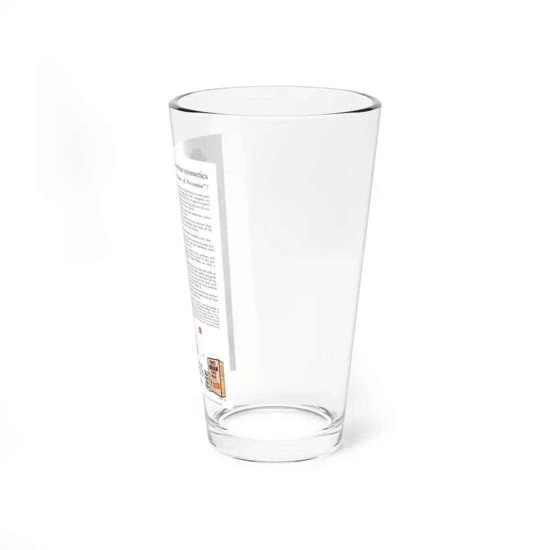 Post's Bram Flakes ad, Good Housekeeping, February 1925 (Magazine Illustration) Pint Glass 16oz - Go Mug Yourself