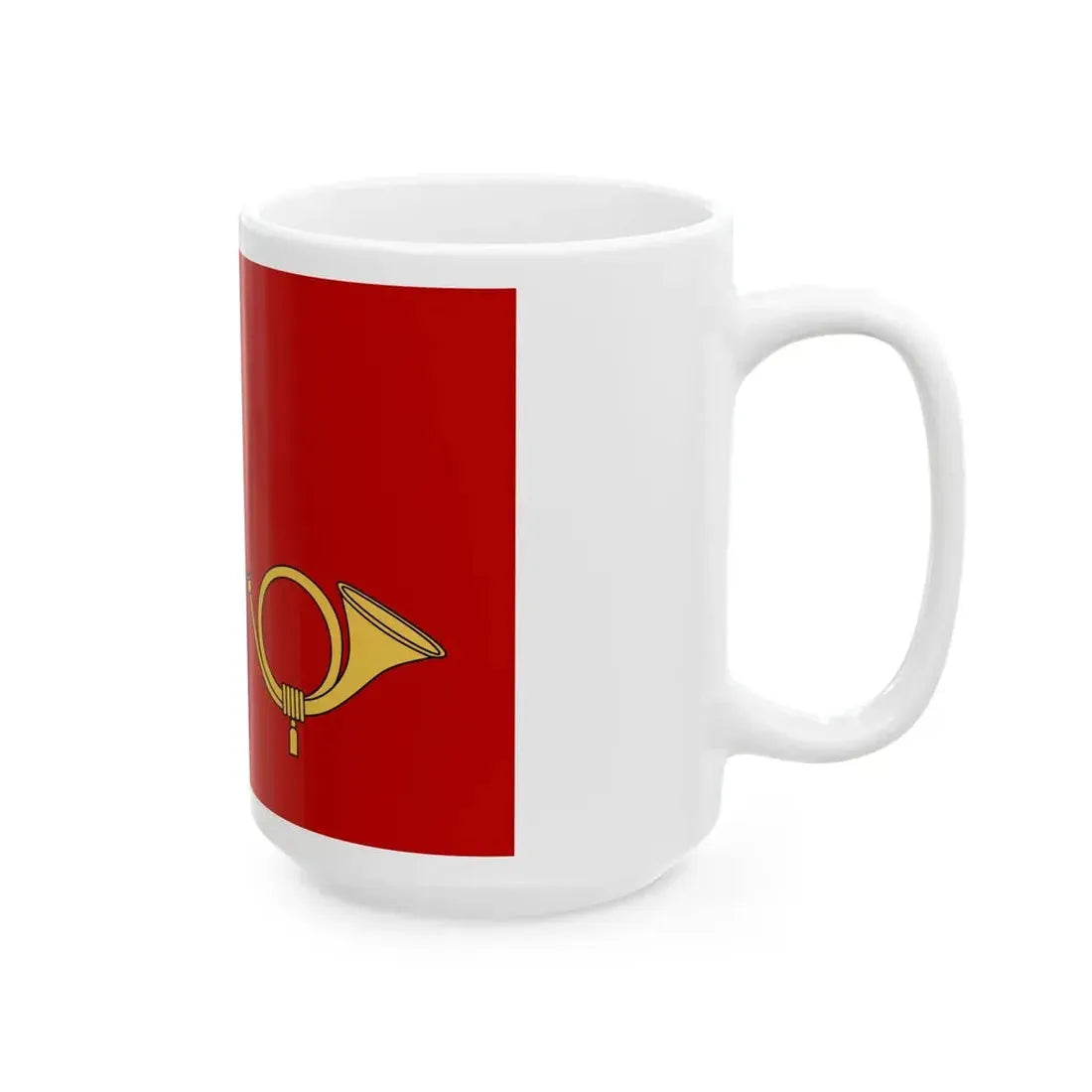 Postal flag and Ensign of the Free City of Danzig Postflagge (Poland) White Coffee Mug - Go Mug Yourself