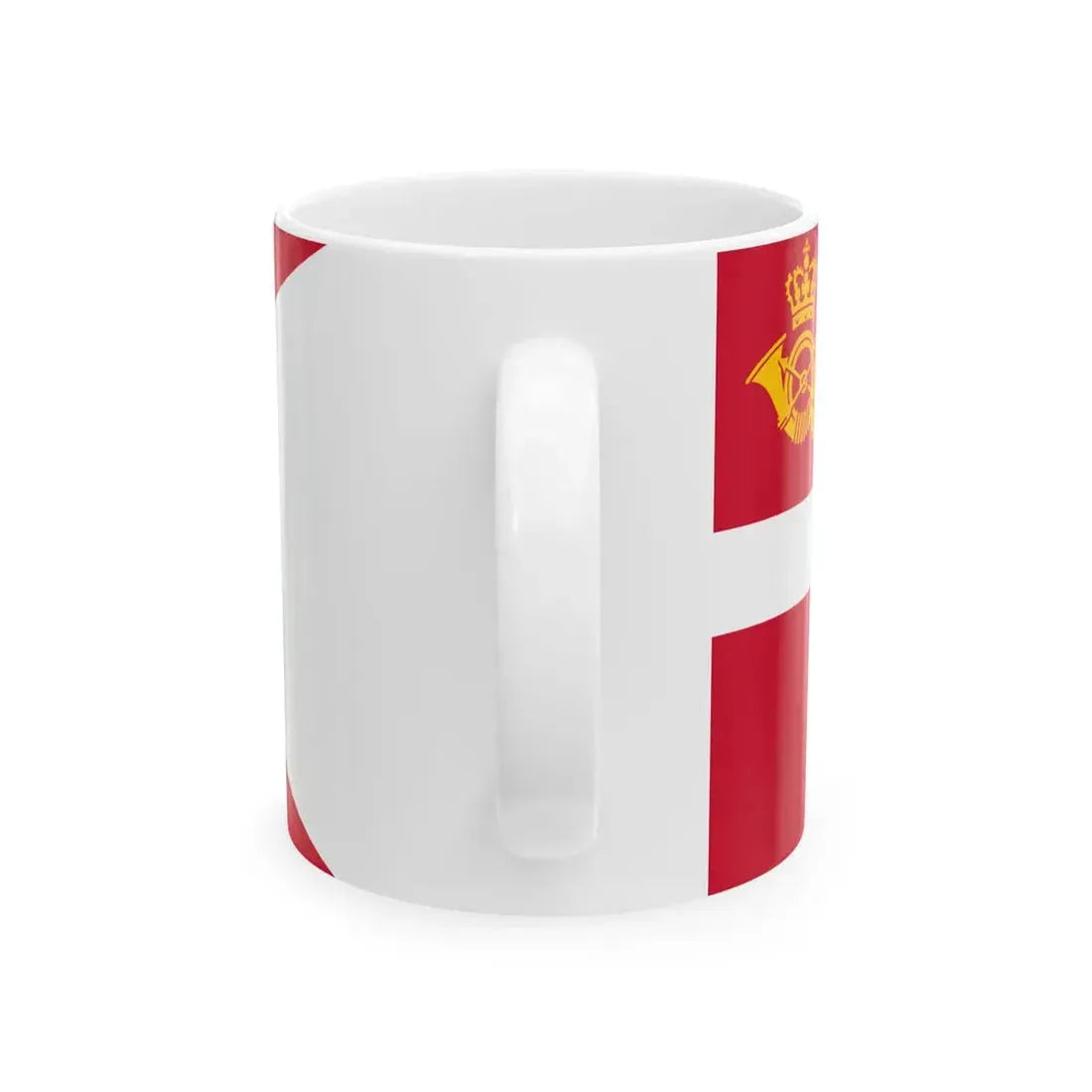Postal Flag of Denmark (Denmark) White Coffee Mug - Go Mug Yourself