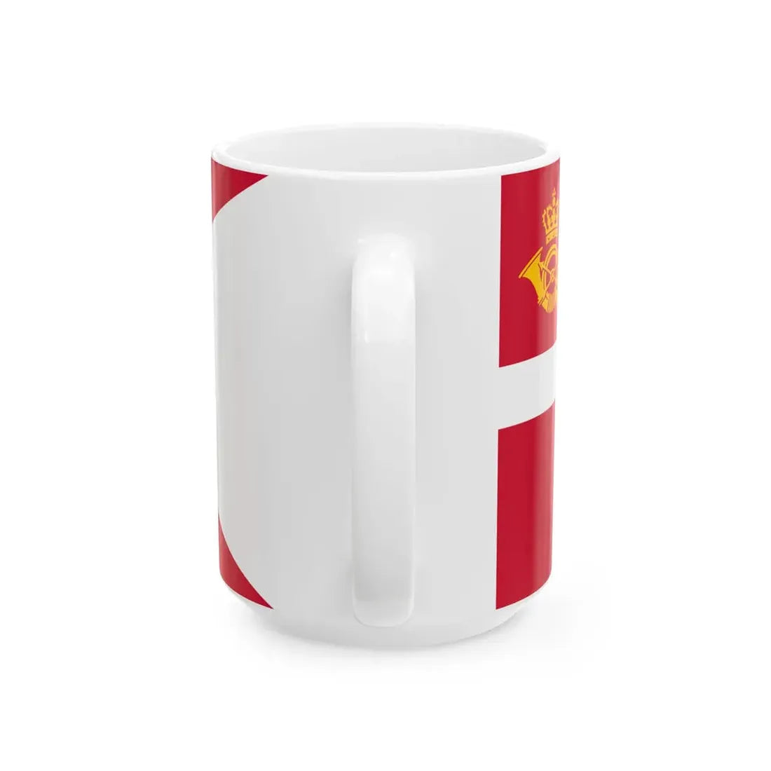 Postal Flag of Denmark (Denmark) White Coffee Mug - Go Mug Yourself