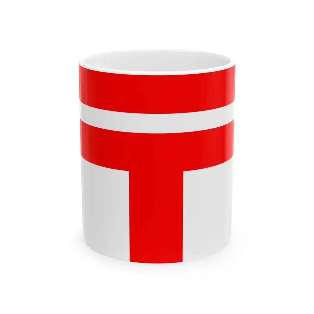 Postal Flag of Japanese Taiwan 1898-1916 (Japan) White Coffee Mug 11oz - Go Mug Yourself