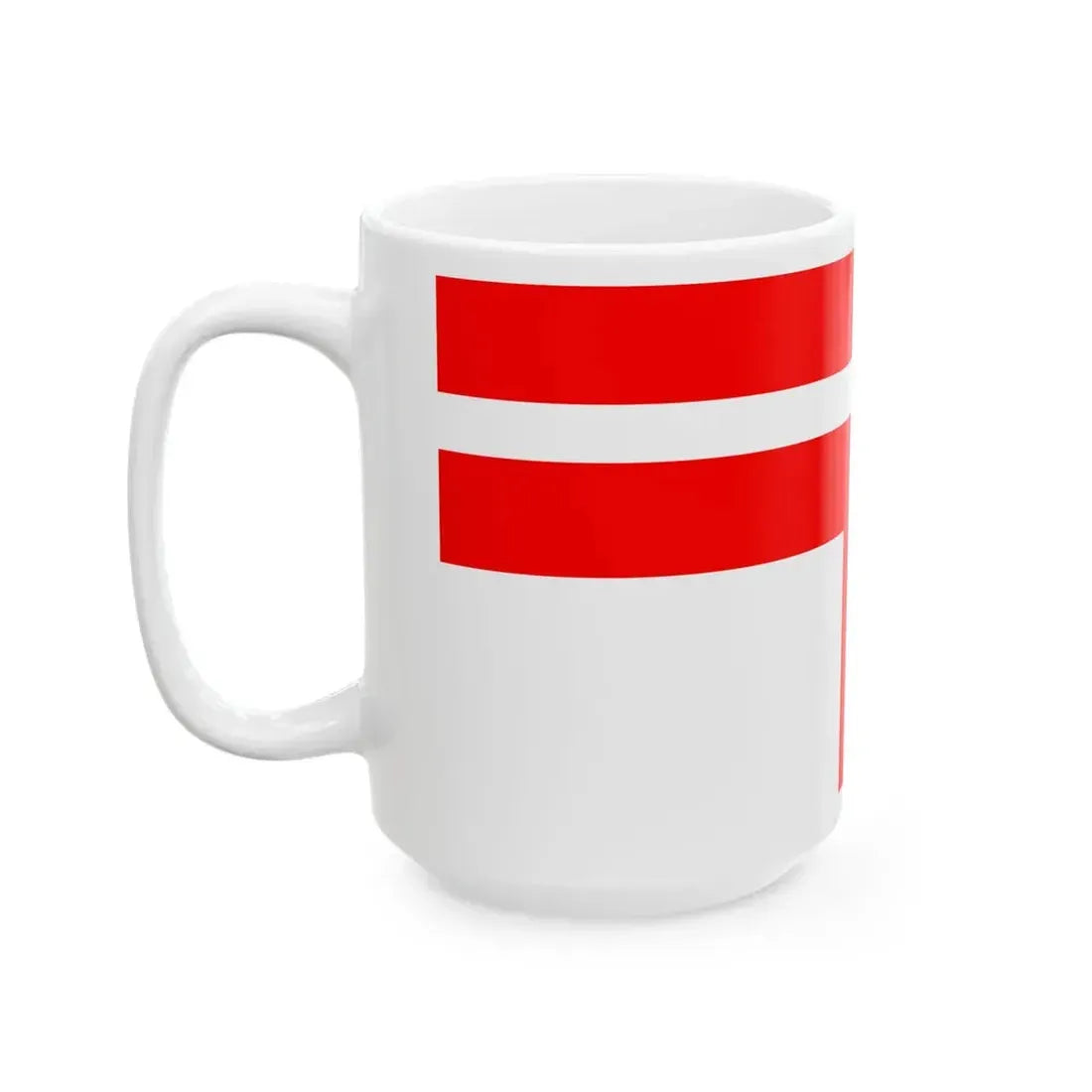 Postal Flag of Japanese Taiwan 1898-1916 (Japan) White Coffee Mug - Go Mug Yourself