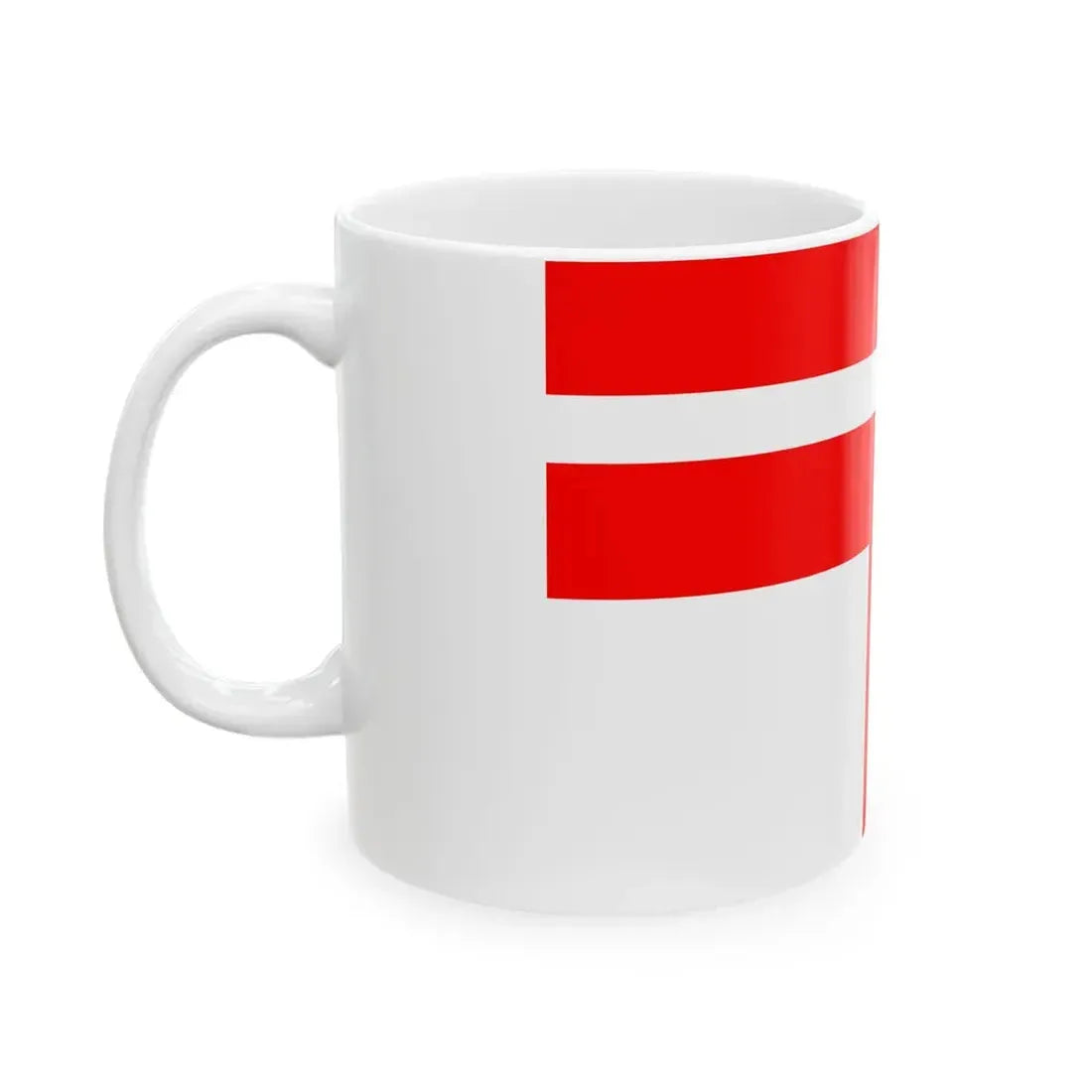 Postal Flag of Japanese Taiwan 1916-1945 (Japan) White Coffee Mug - Go Mug Yourself
