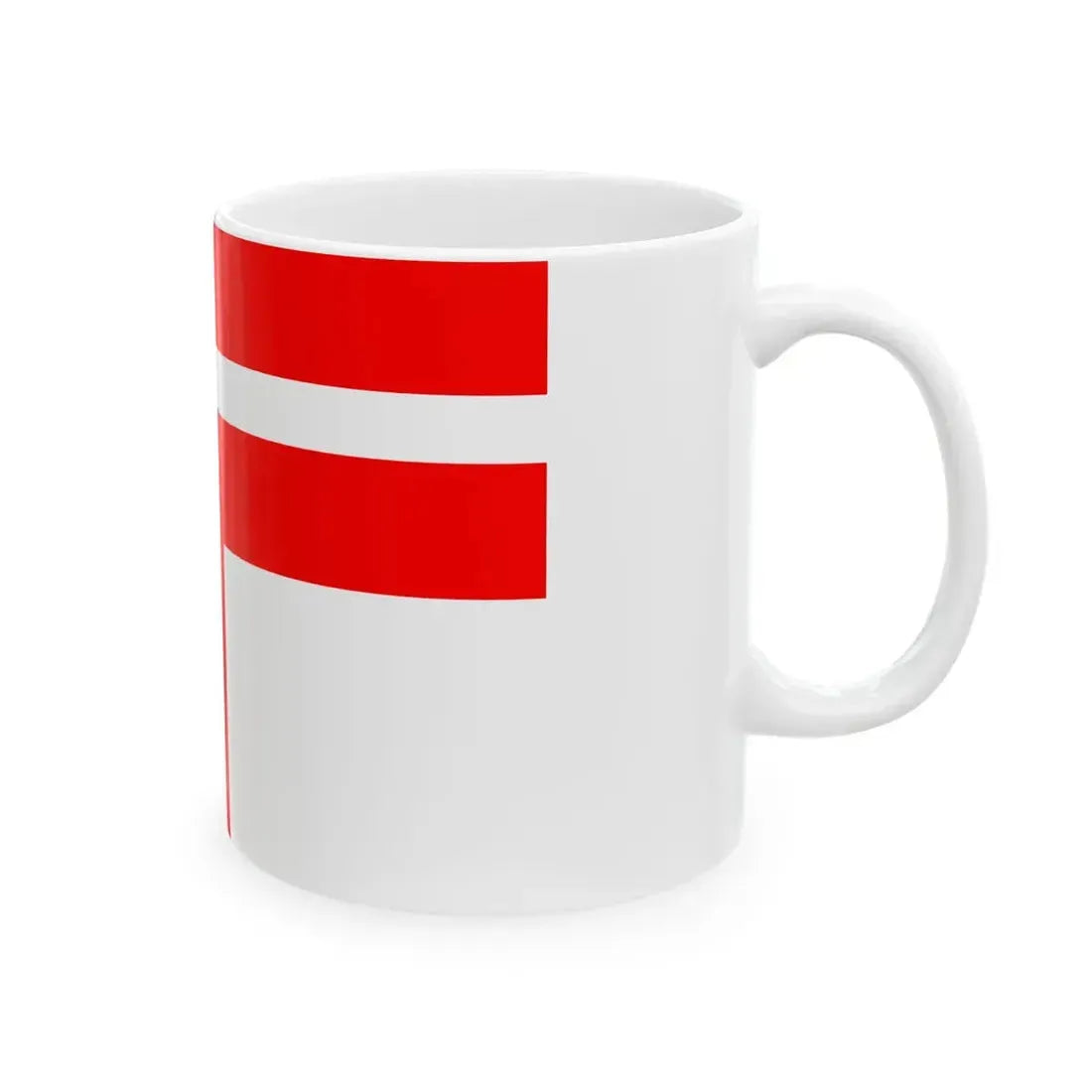 Postal Flag of Japanese Taiwan 1916-1945 (Japan) White Coffee Mug - Go Mug Yourself