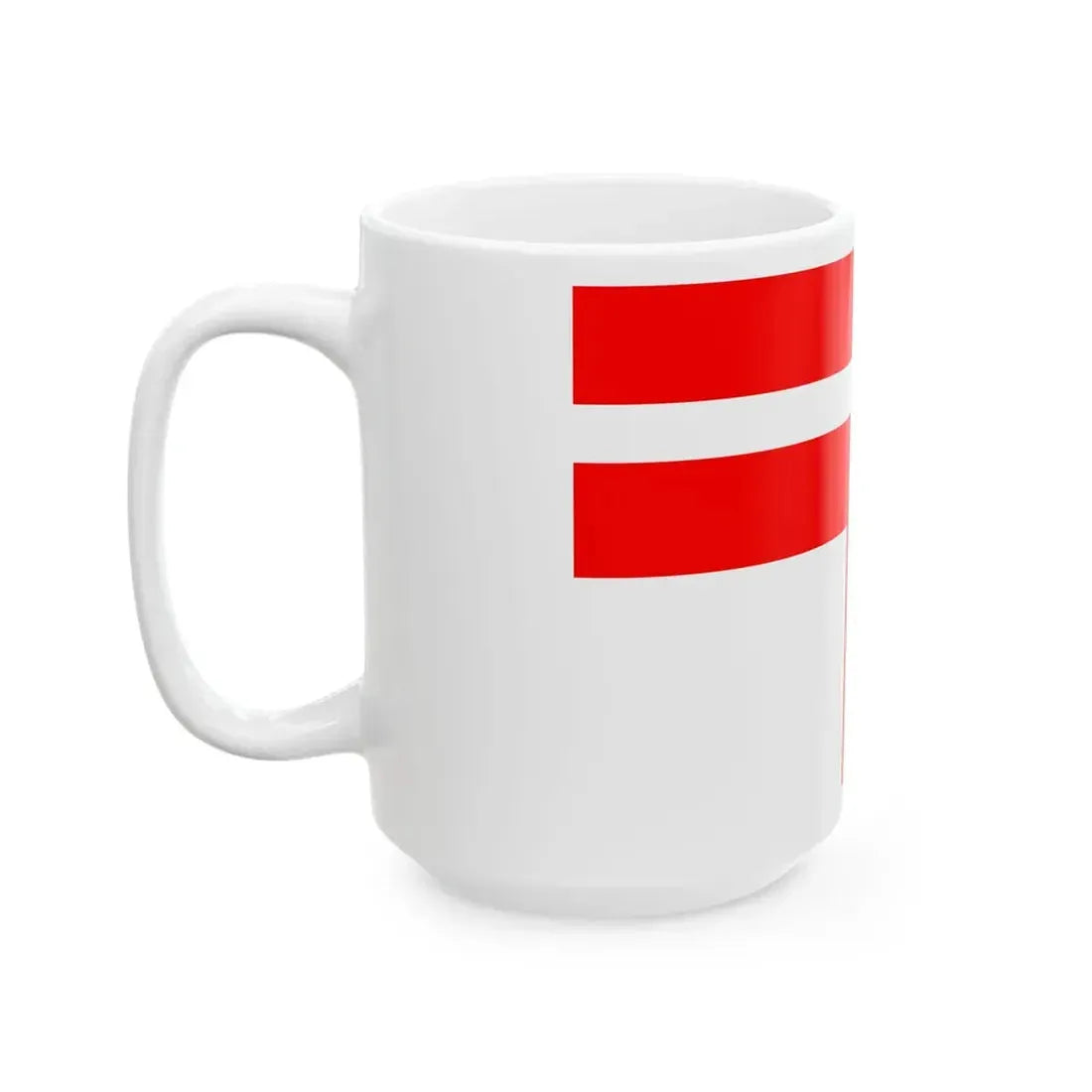Postal Flag of Japanese Taiwan 1916-1945 (Japan) White Coffee Mug - Go Mug Yourself