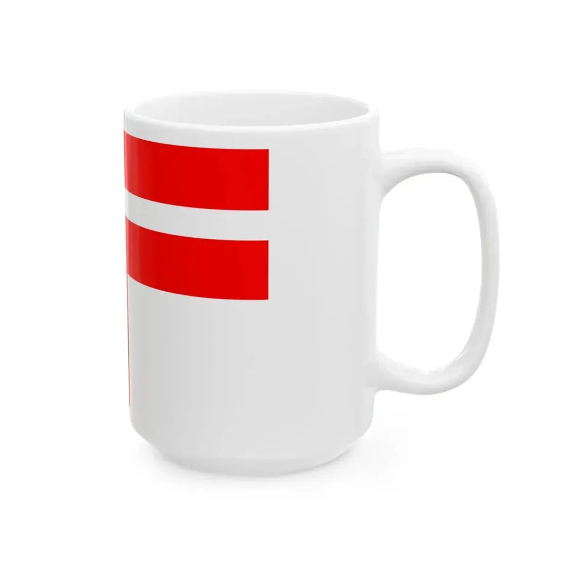Postal Flag of Japanese Taiwan 1916-1945 (Japan) White Coffee Mug - Go Mug Yourself