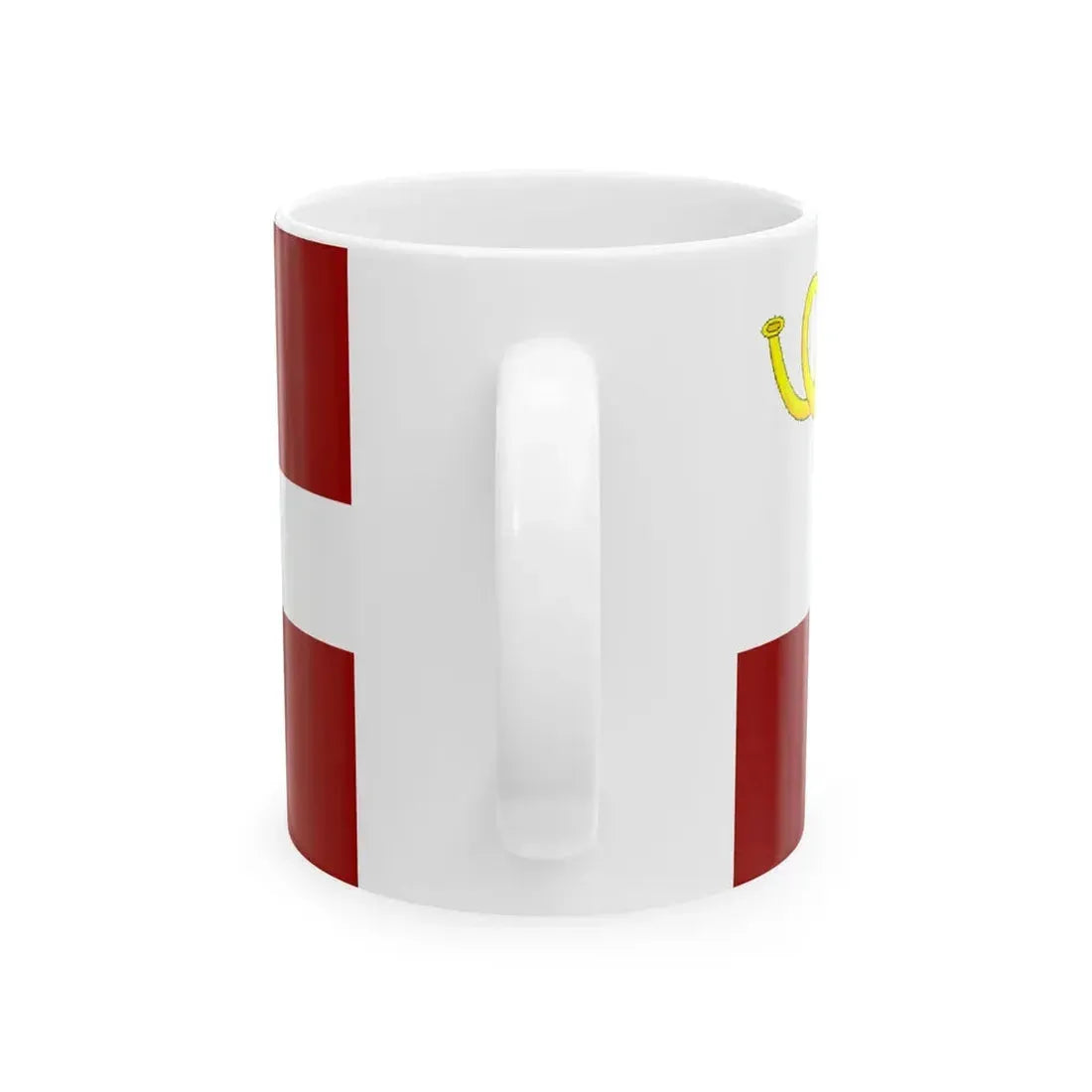 Postal Flag of Latvia (Latvia) White Coffee Mug - Go Mug Yourself