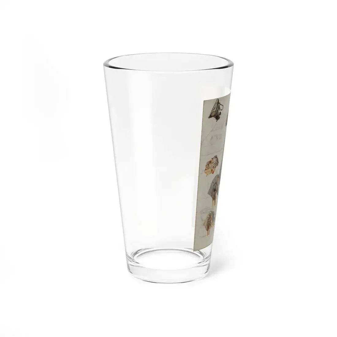 Postman Soaking Feet, The Saturday Evening Post cover study, 1940 (Magazine Illustration) Pint Glass 16oz - Go Mug Yourself