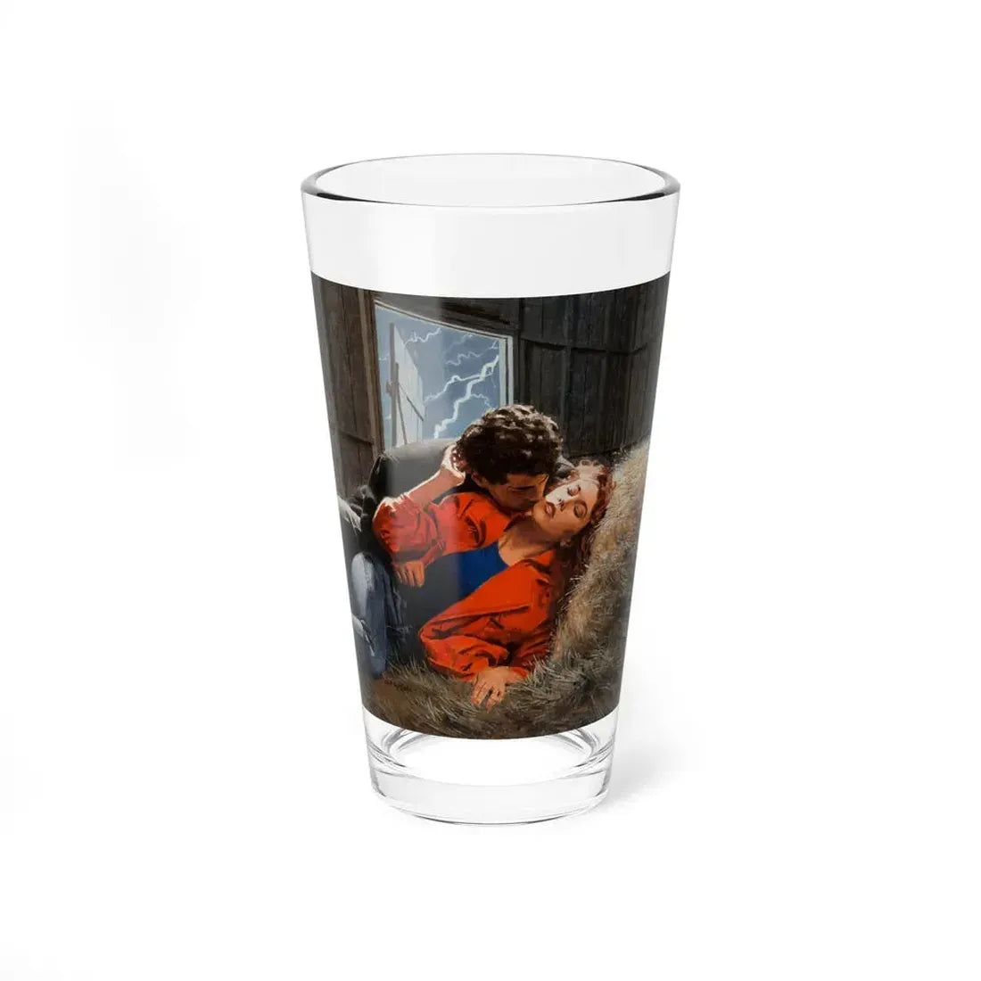 Potential Danger, paperback cover (Harlequin, 1989) - Pint Glass 16oz 16oz - Go Mug Yourself