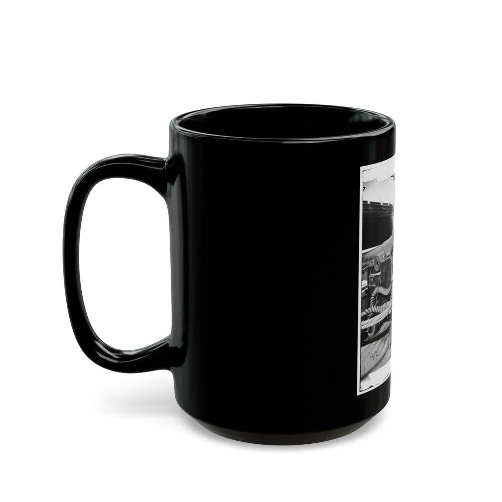 Powder Monkey By Gun Of U.S.S. New Hampshire Off Charleston, S.C. (U.S. Civil War) Black Coffee Mug-Go Mug Yourself