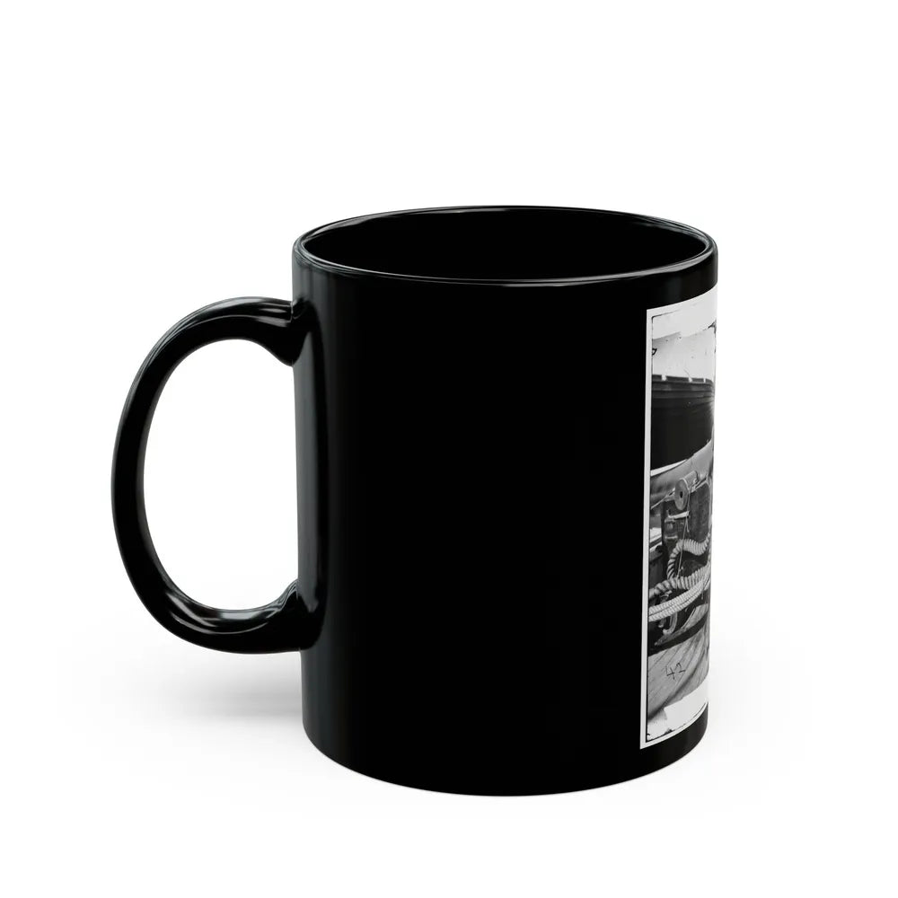 Powder Monkey By Gun Of U.S.S. New Hampshire Off Charleston, S.C. (U.S. Civil War) Black Coffee Mug-Go Mug Yourself