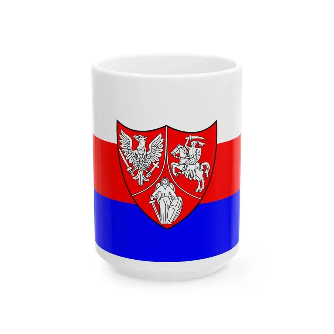 Powstanie Styczniowe flag (Poland) White Coffee Mug 15oz - Go Mug Yourself