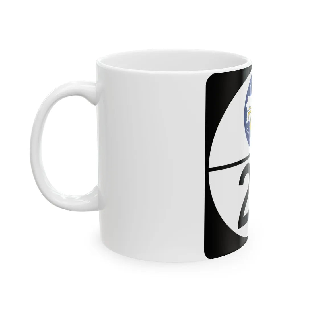 PR old toll road 22 (Puerto Rico) (Road Sign) White Coffee Mug - Go Mug Yourself