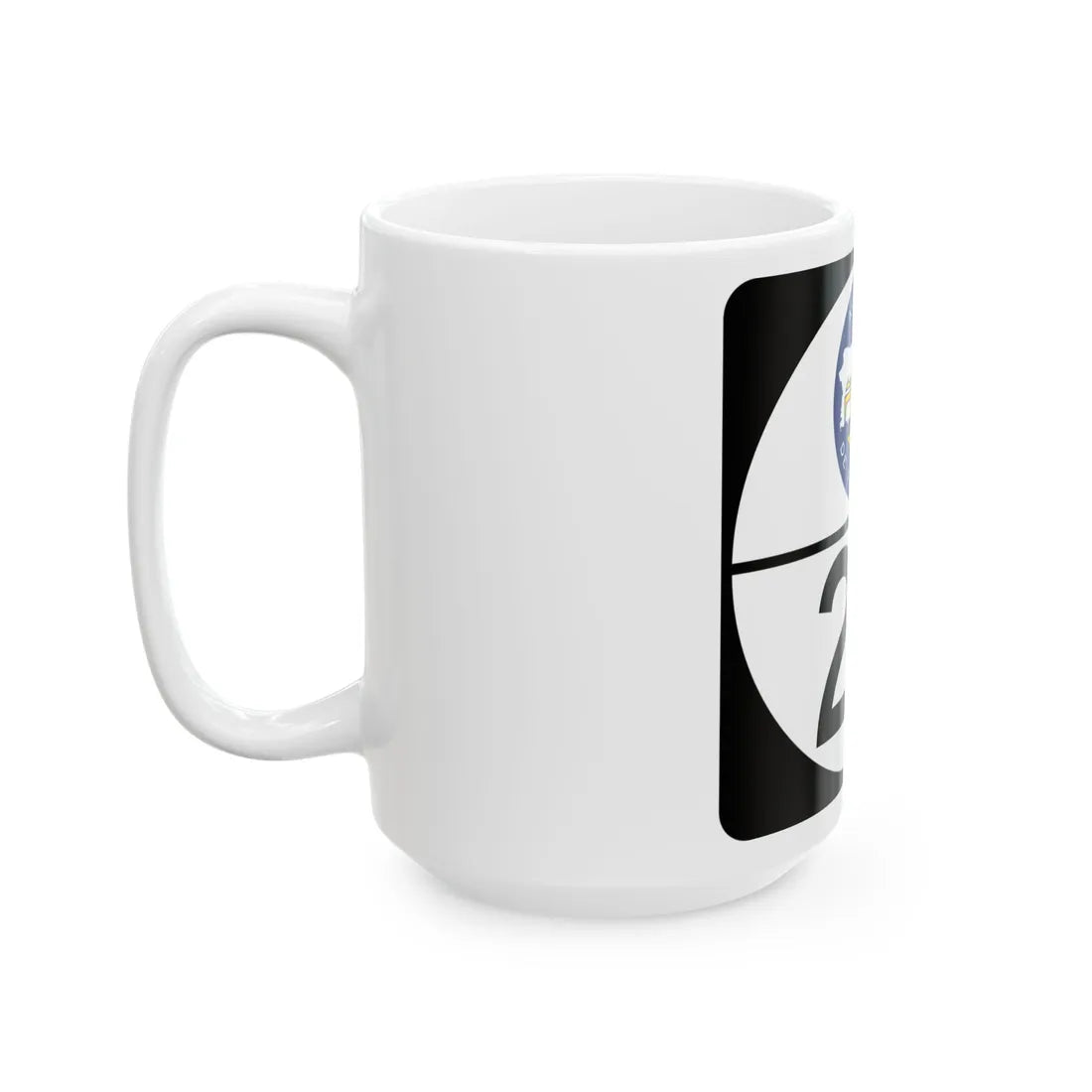 PR old toll road 22 (Puerto Rico) (Road Sign) White Coffee Mug - Go Mug Yourself