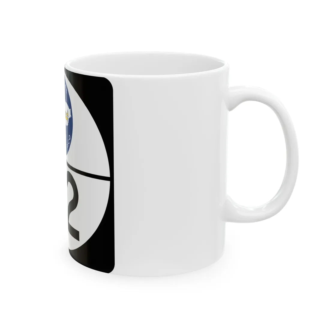 PR old toll road 52 (Puerto Rico) (Road Sign) White Coffee Mug - Go Mug Yourself