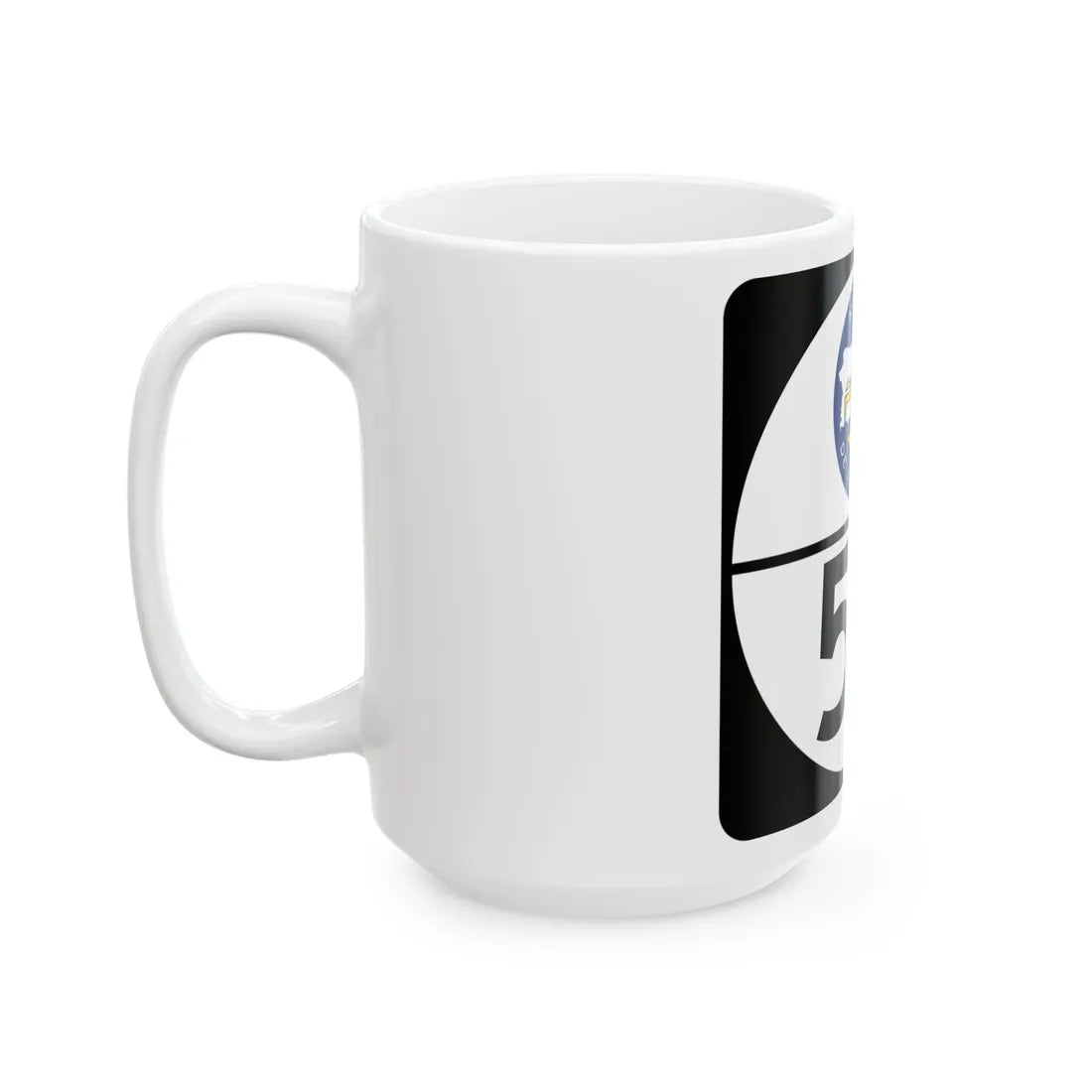 PR old toll road 52 (Puerto Rico) (Road Sign) White Coffee Mug - Go Mug Yourself