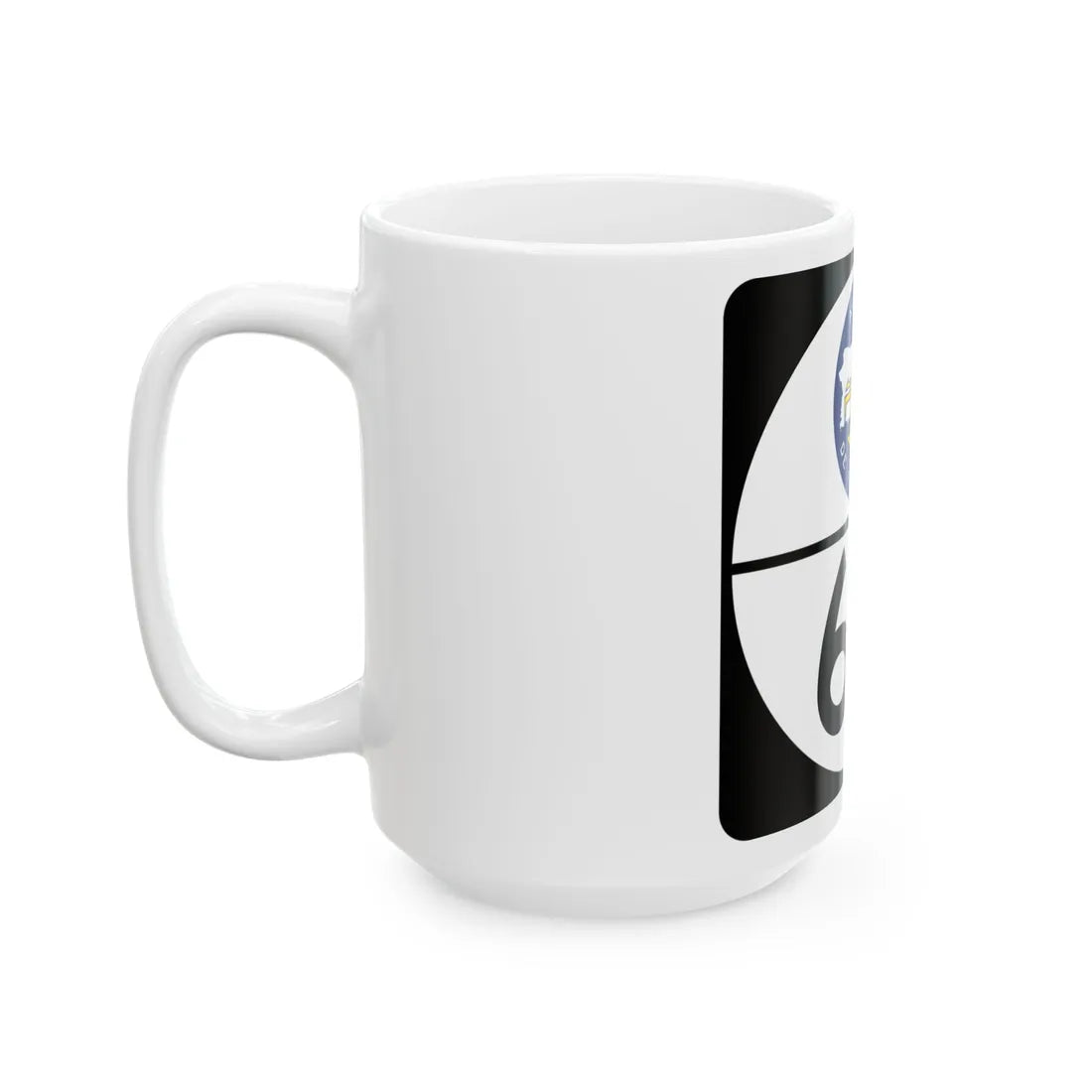 PR old toll road 66 (Puerto Rico) (Road Sign) White Coffee Mug - Go Mug Yourself