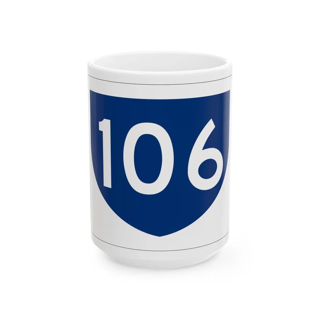 PR primary 106 (Puerto Rico) (Road Sign) White Coffee Mug 15oz - Go Mug Yourself