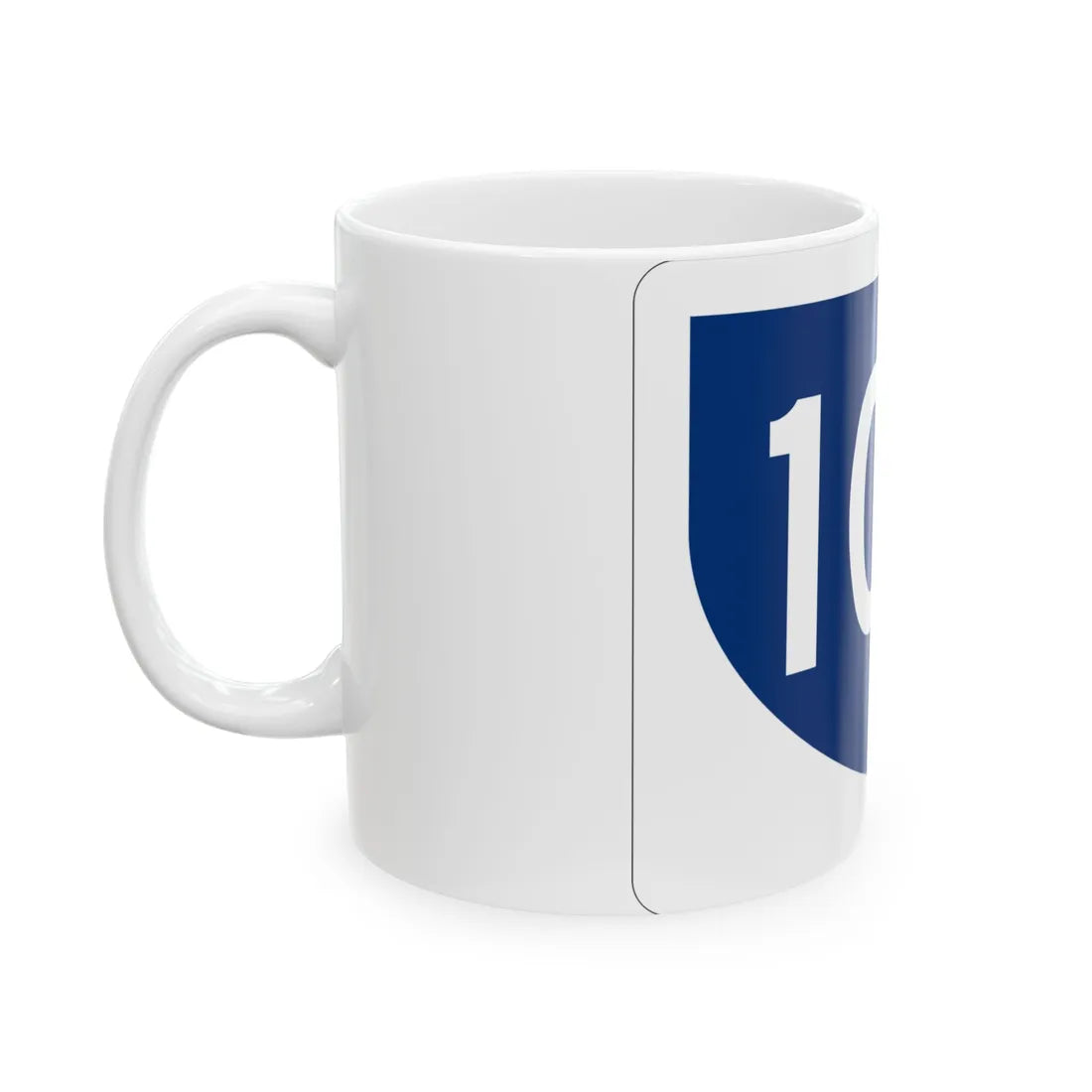 PR primary 108 (Puerto Rico) (Road Sign) White Coffee Mug - Go Mug Yourself
