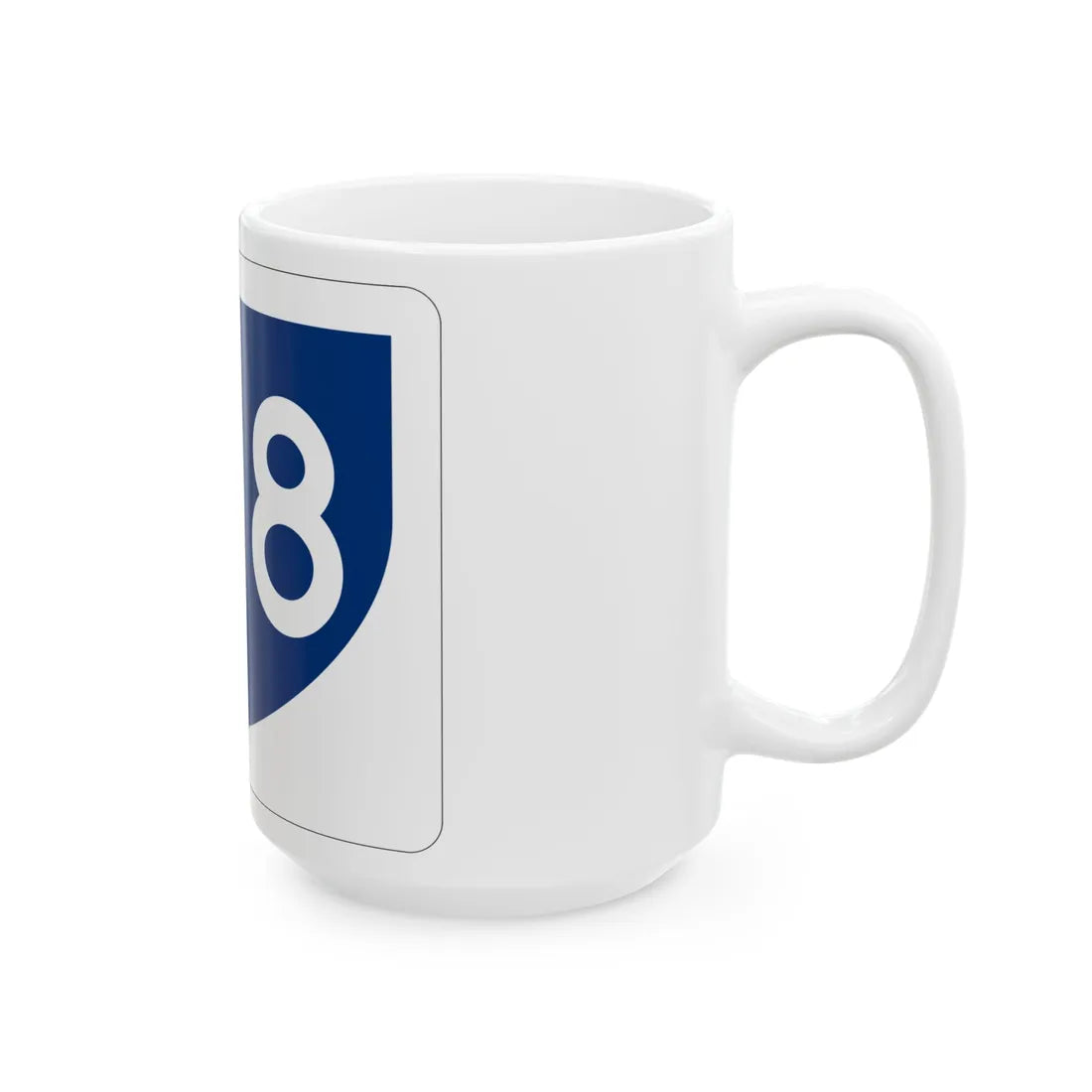 PR primary 108 (Puerto Rico) (Road Sign) White Coffee Mug - Go Mug Yourself