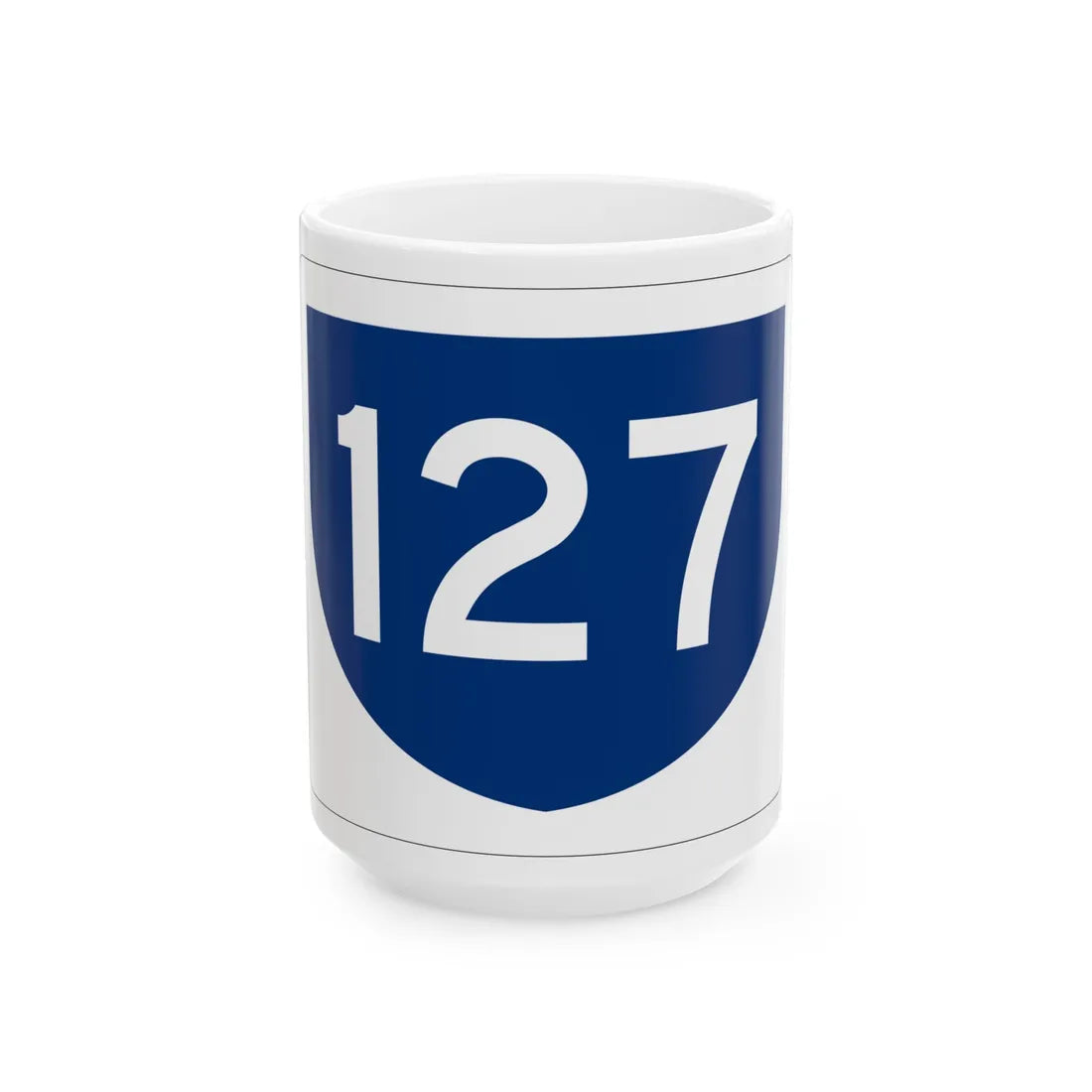 PR primary 127 (Puerto Rico) (Road Sign) White Coffee Mug 15oz - Go Mug Yourself
