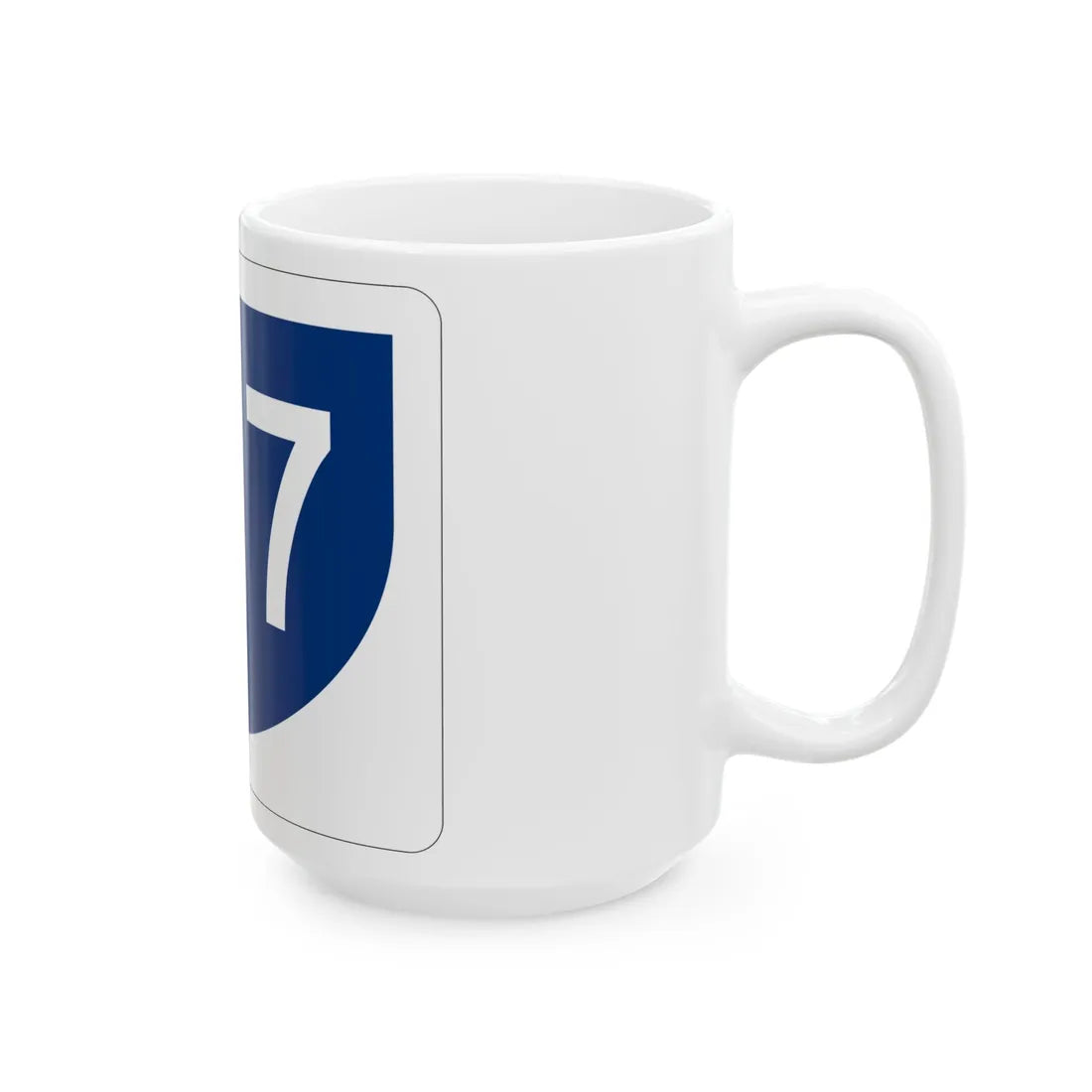 PR primary 127 (Puerto Rico) (Road Sign) White Coffee Mug - Go Mug Yourself