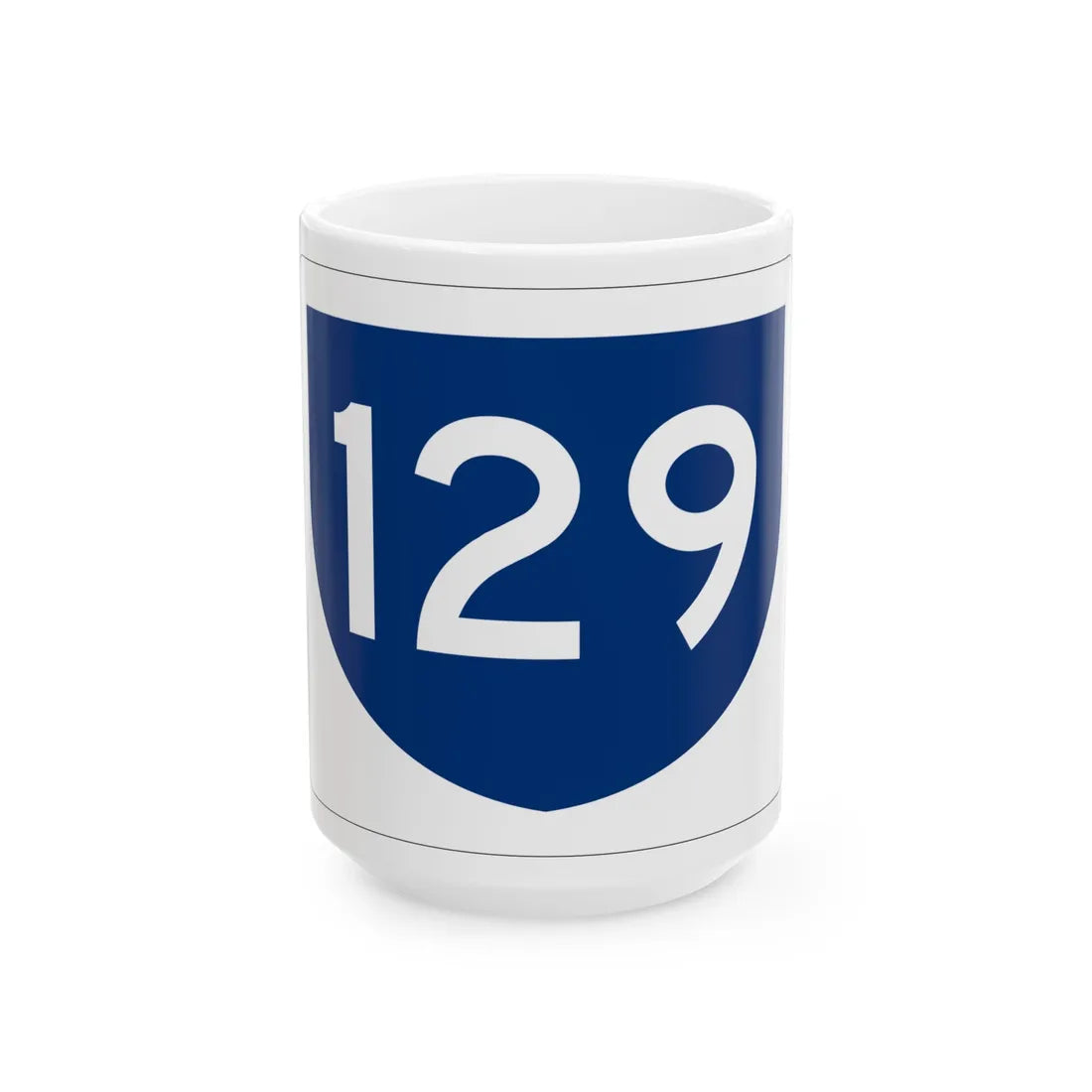 PR primary 129 (Puerto Rico) (Road Sign) White Coffee Mug 15oz - Go Mug Yourself