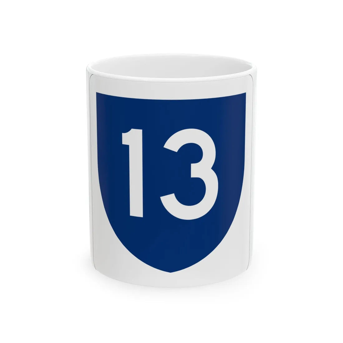 PR primary 13 (Puerto Rico) (Road Sign) White Coffee Mug 11oz - Go Mug Yourself