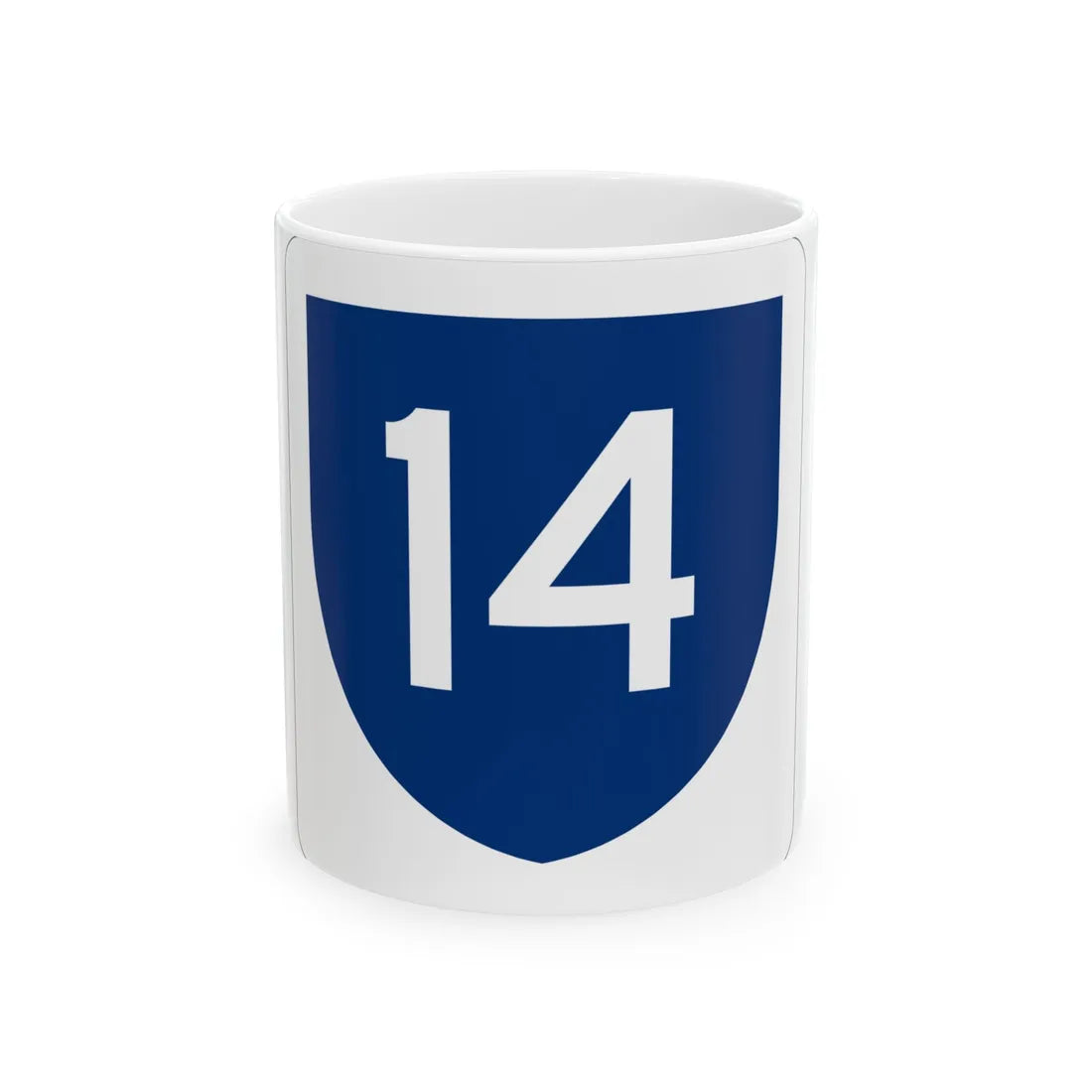 PR primary 14 (Puerto Rico) (Road Sign) White Coffee Mug 11oz - Go Mug Yourself