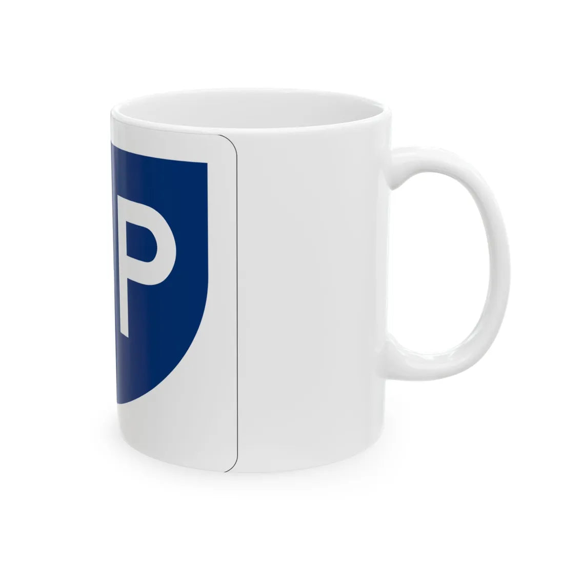 PR primary 14P (Puerto Rico) (Road Sign) White Coffee Mug - Go Mug Yourself