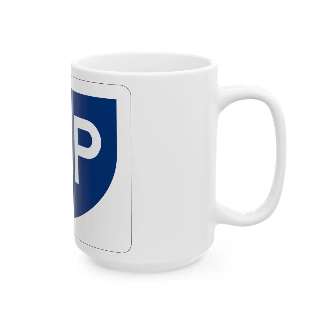 PR primary 14P (Puerto Rico) (Road Sign) White Coffee Mug - Go Mug Yourself