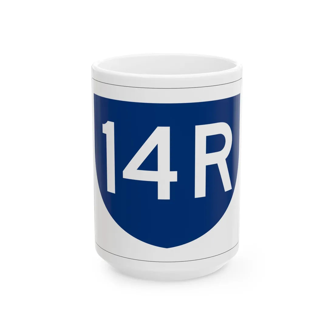 PR primary 14R (Puerto Rico) (Road Sign) White Coffee Mug 15oz - Go Mug Yourself