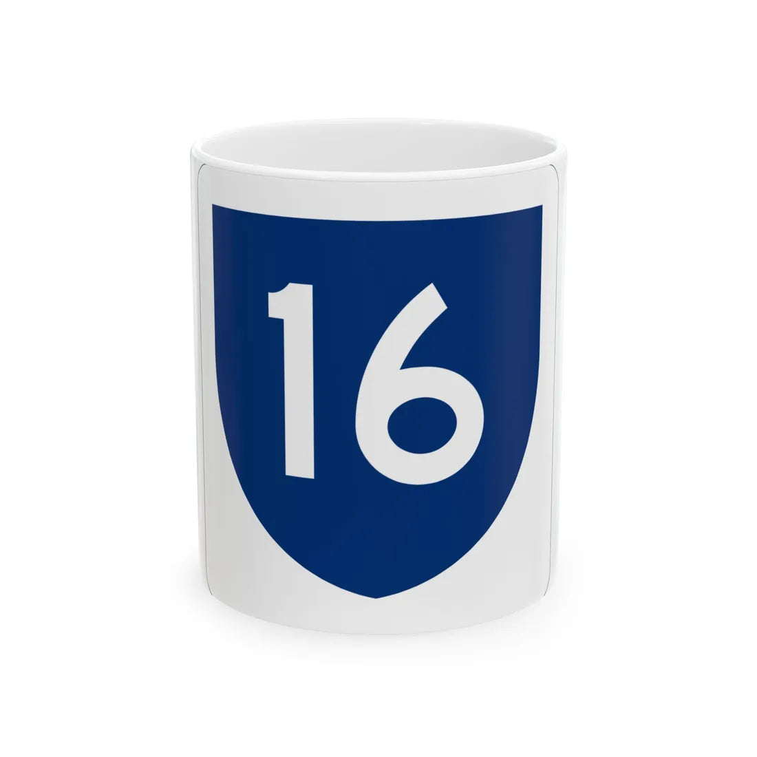 PR primary 16 (Puerto Rico) (Road Sign) White Coffee Mug 11oz - Go Mug Yourself