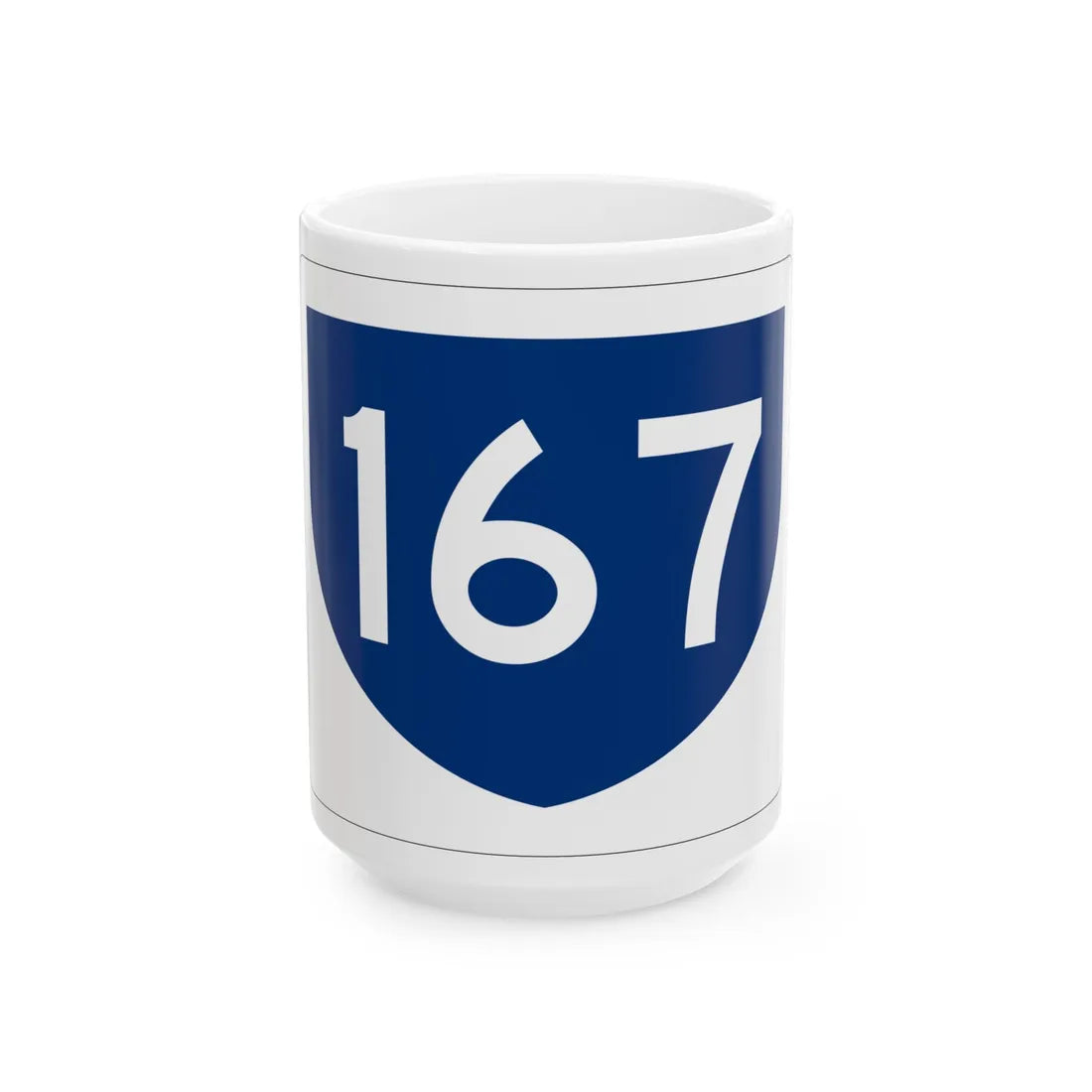 PR primary 167 (Puerto Rico) (Road Sign) White Coffee Mug 15oz - Go Mug Yourself