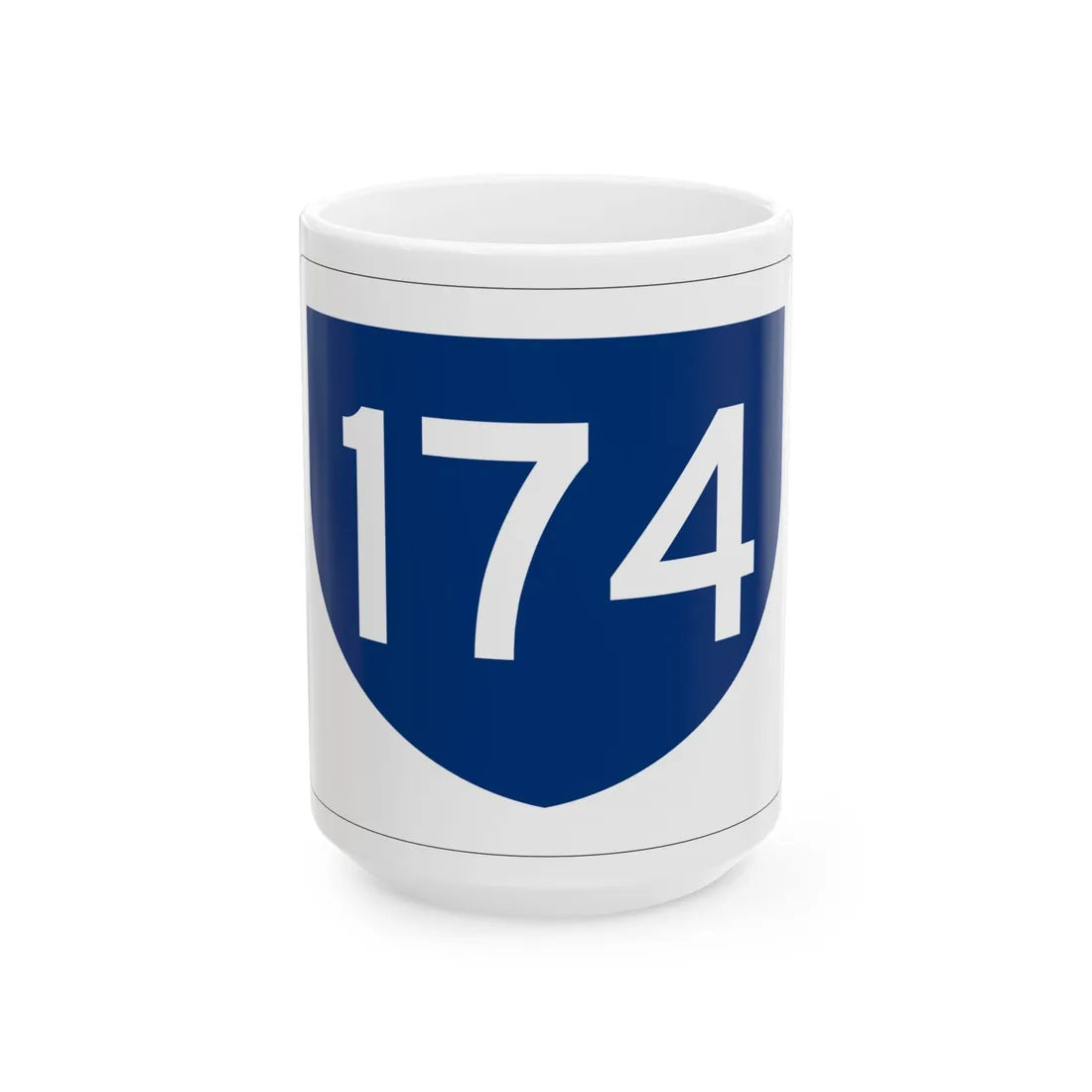 PR primary 174 (Puerto Rico) (Road Sign) White Coffee Mug 15oz - Go Mug Yourself