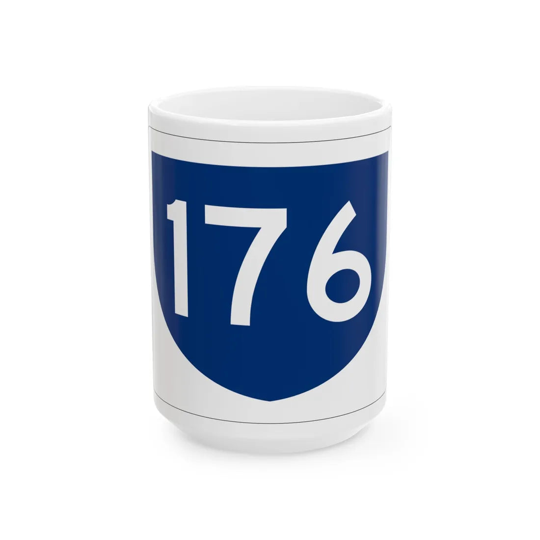 PR primary 176 (Puerto Rico) (Road Sign) White Coffee Mug 15oz - Go Mug Yourself