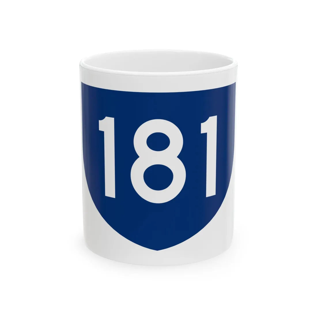PR primary 181 (Puerto Rico) (Road Sign) White Coffee Mug 11oz - Go Mug Yourself