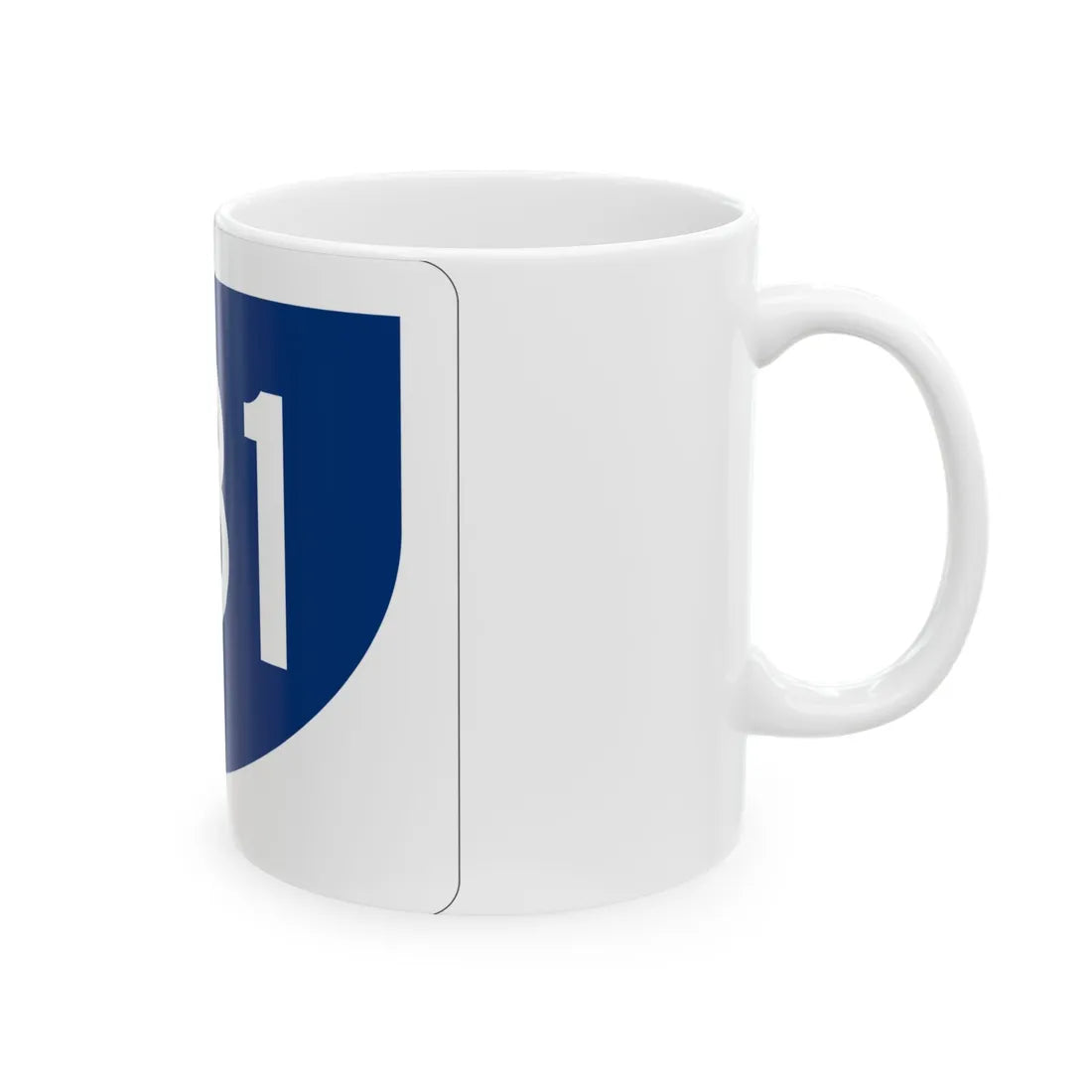 PR primary 181 (Puerto Rico) (Road Sign) White Coffee Mug - Go Mug Yourself