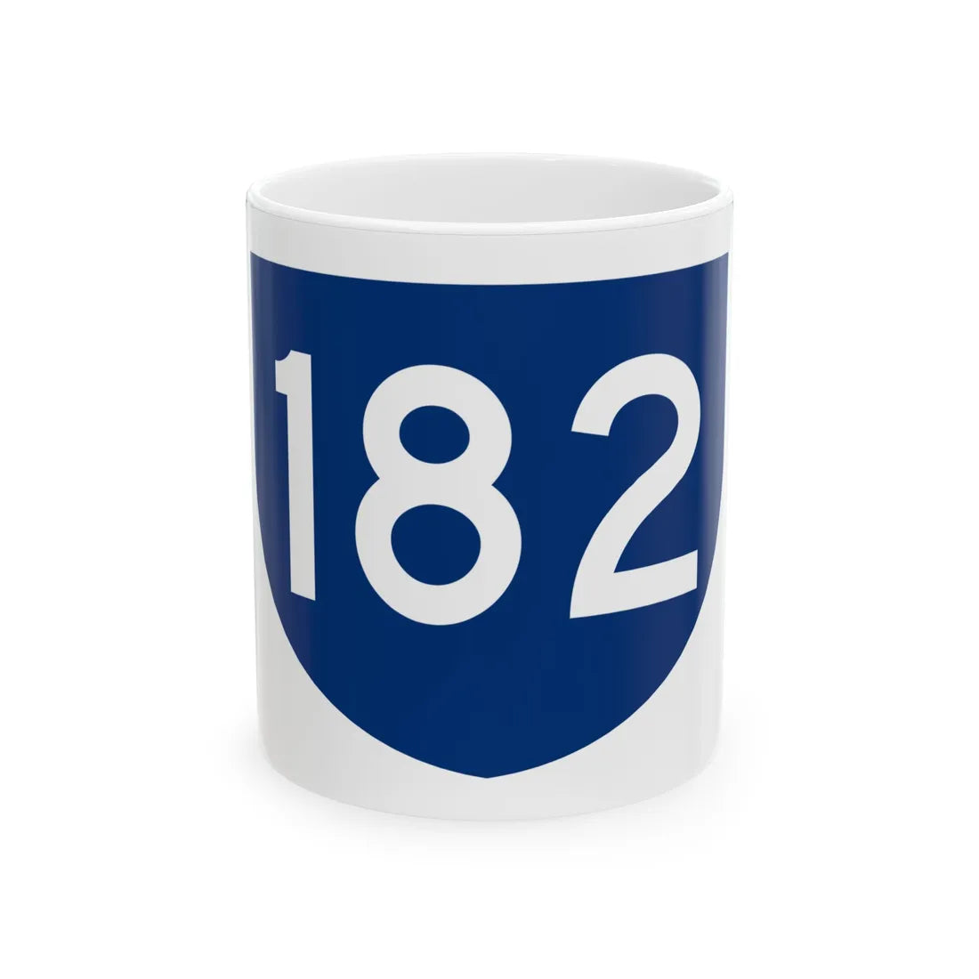 PR primary 182 (Puerto Rico) (Road Sign) White Coffee Mug 11oz - Go Mug Yourself