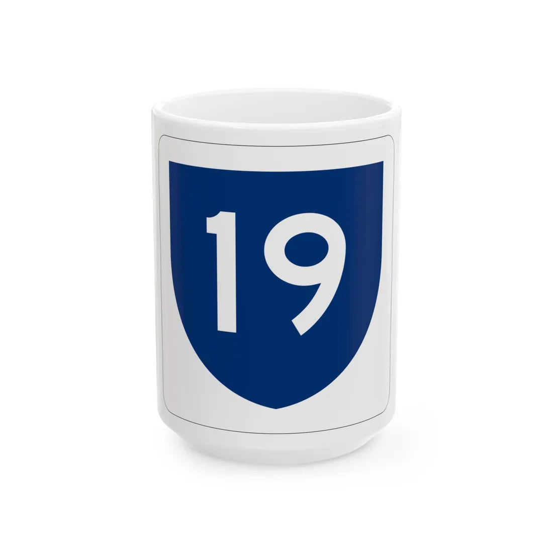 PR primary 19 (Puerto Rico) (Road Sign) White Coffee Mug 15oz - Go Mug Yourself