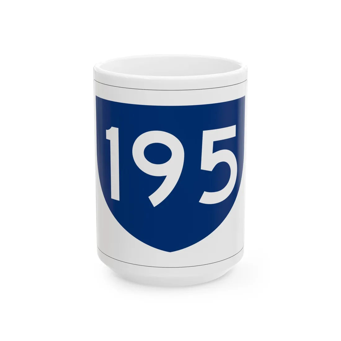 PR primary 195 (Puerto Rico) (Road Sign) White Coffee Mug 15oz - Go Mug Yourself