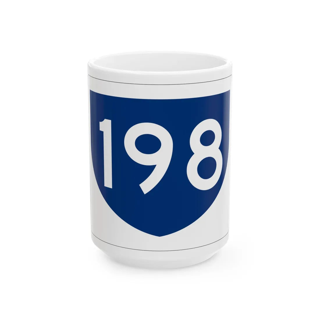 PR primary 198 (Puerto Rico) (Road Sign) White Coffee Mug 15oz - Go Mug Yourself